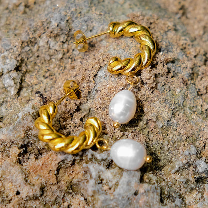 [Royal Vicky]Emma Pearl Earrings