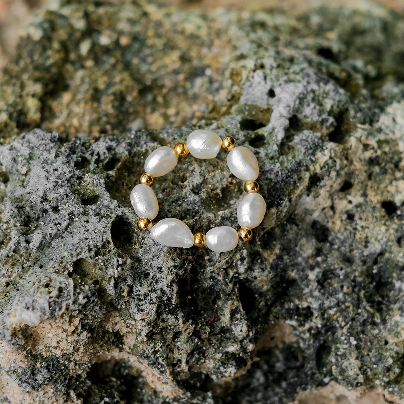 [Royal Vicky]Fiji Pearl Band Ring