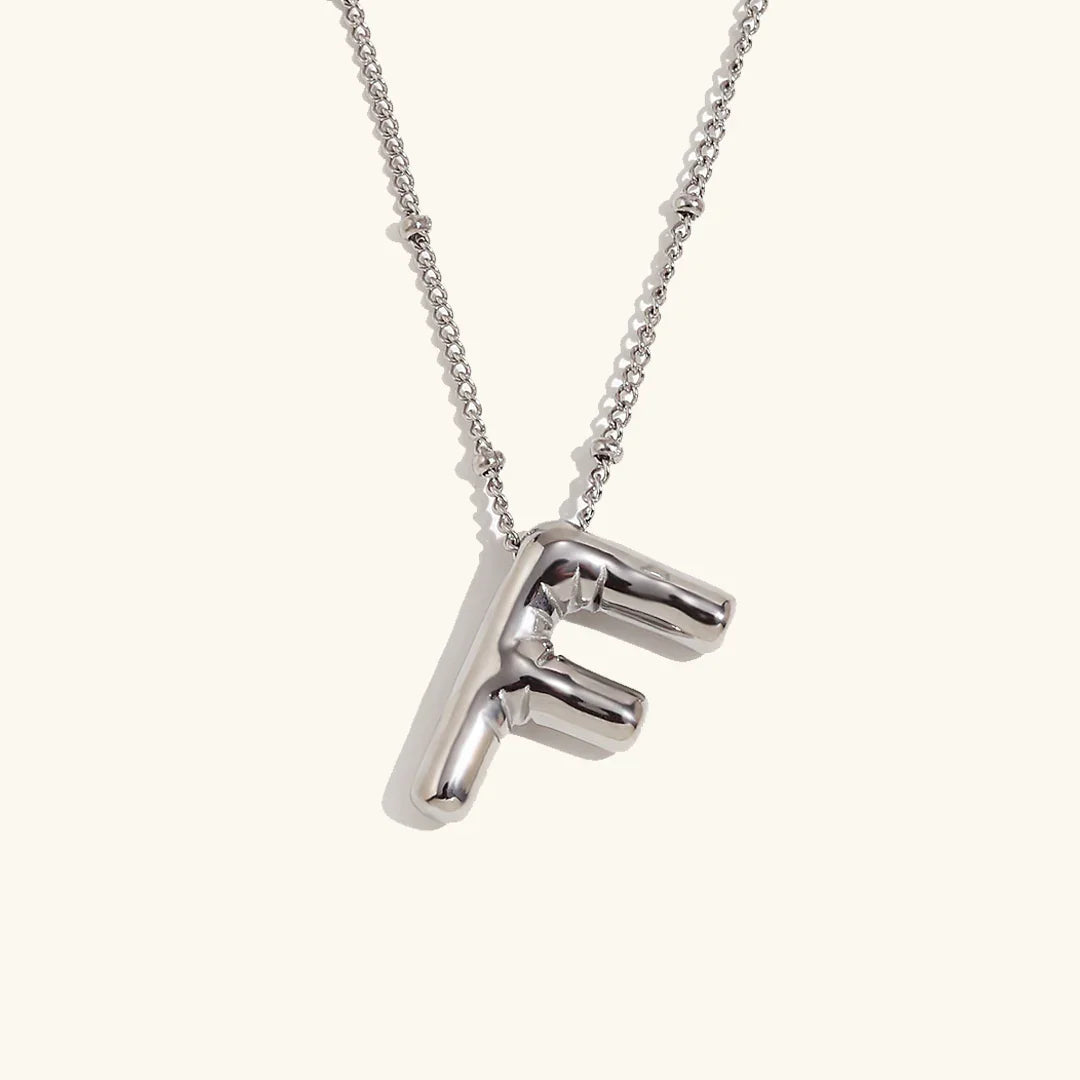 [Royal Vicky]Balloon Gold Initial Necklace
