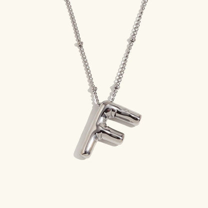 [Royal Vicky]Balloon Gold Initial Necklace