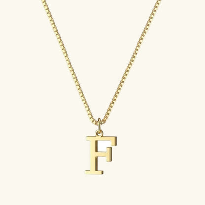 [Royal Vicky]Therese Letter Initial Gold Necklace
