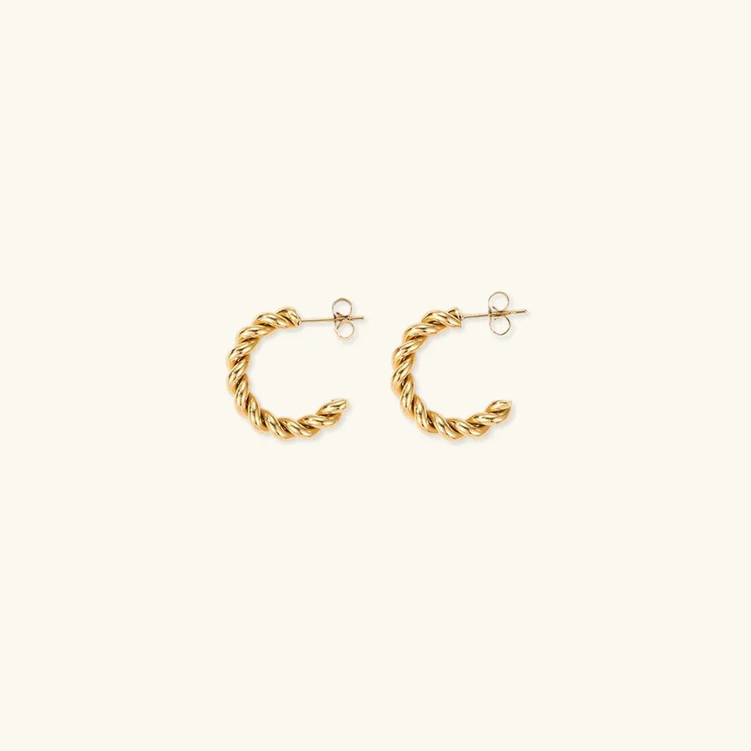 [Royal Vicky]Gigi Twist Gold Earrings