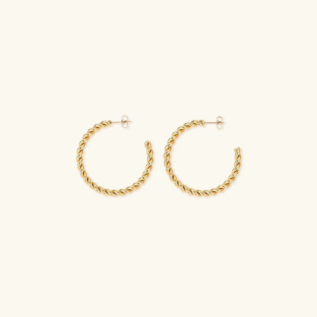 [Royal Vicky]Gigi Twist Gold Earrings