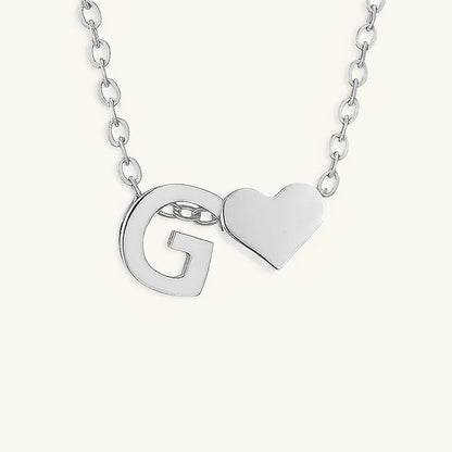 [Royal Vicky]Ria Initial Letter Gold Necklace