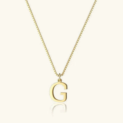 [Royal Vicky]Therese Letter Initial Gold Necklace