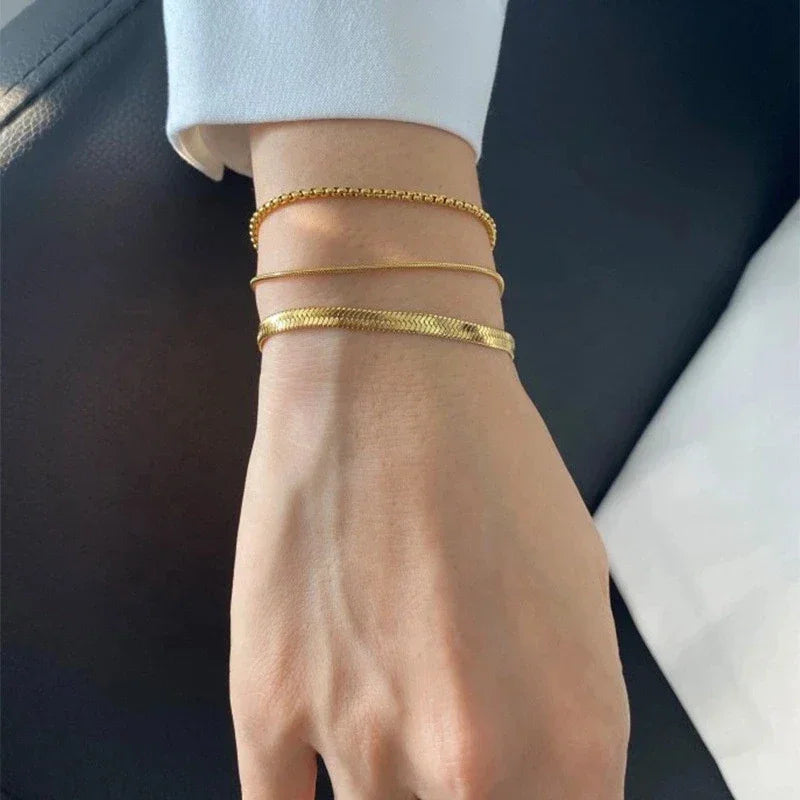 [Royal Vicky]Cynthia Gold Bracelet