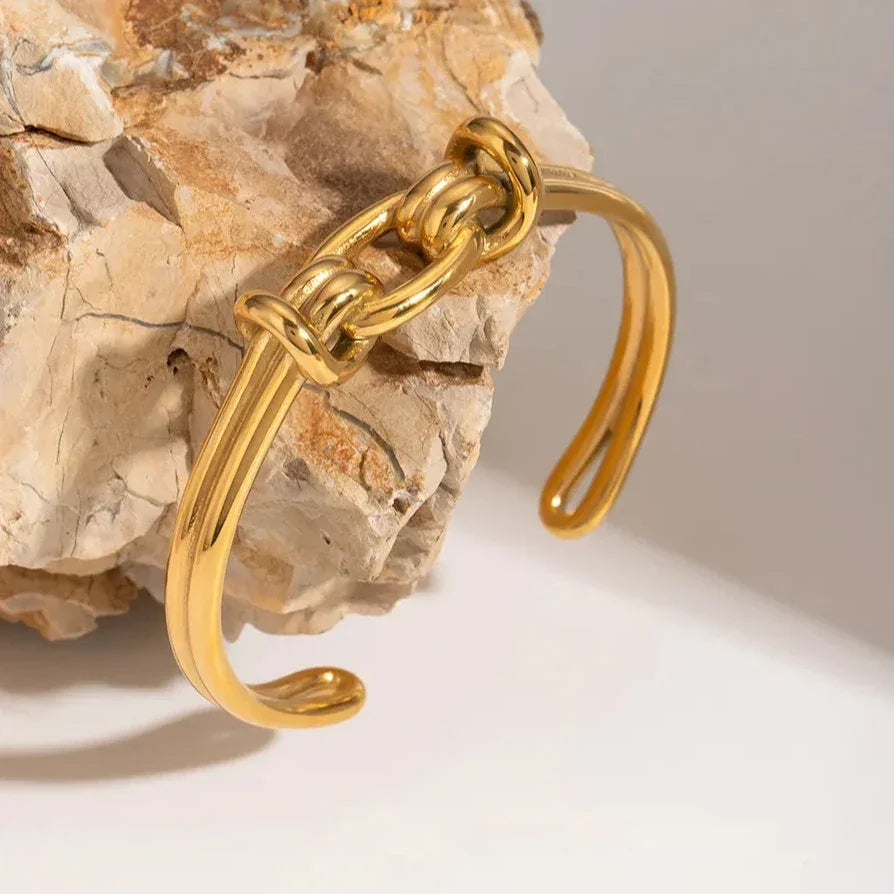 [Royal Vicky]Luce Gold Knot Bangle