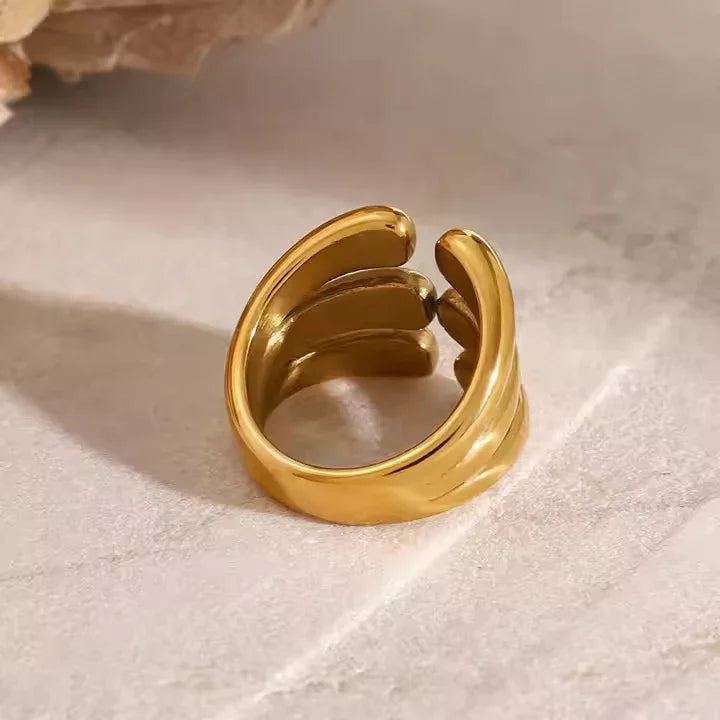 [Royal Vicky]Cassiel Layered Gold Ring