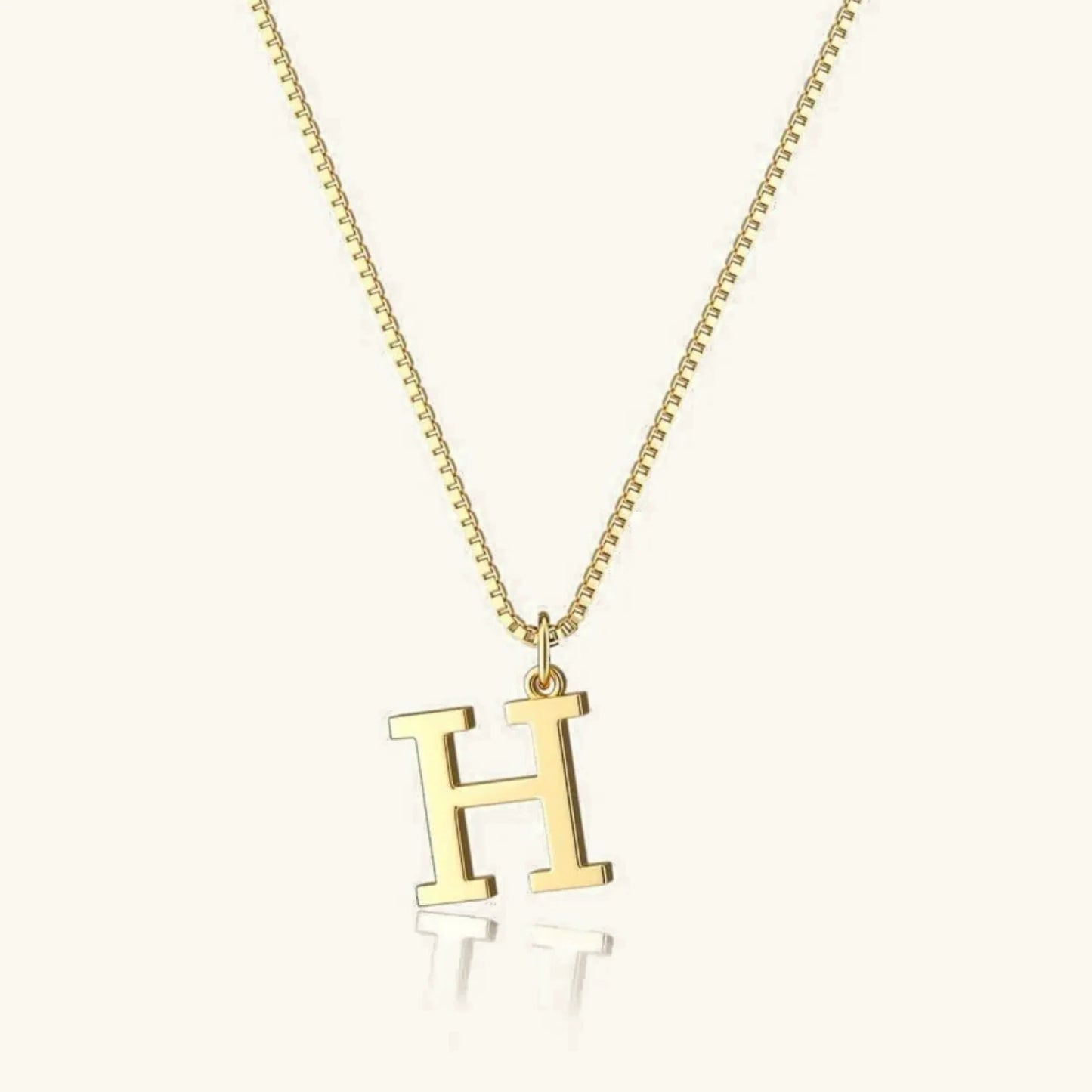 [Royal Vicky]Therese Letter Initial Gold Necklace