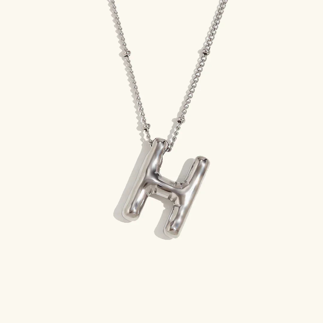 [Royal Vicky]Balloon Gold Initial Necklace