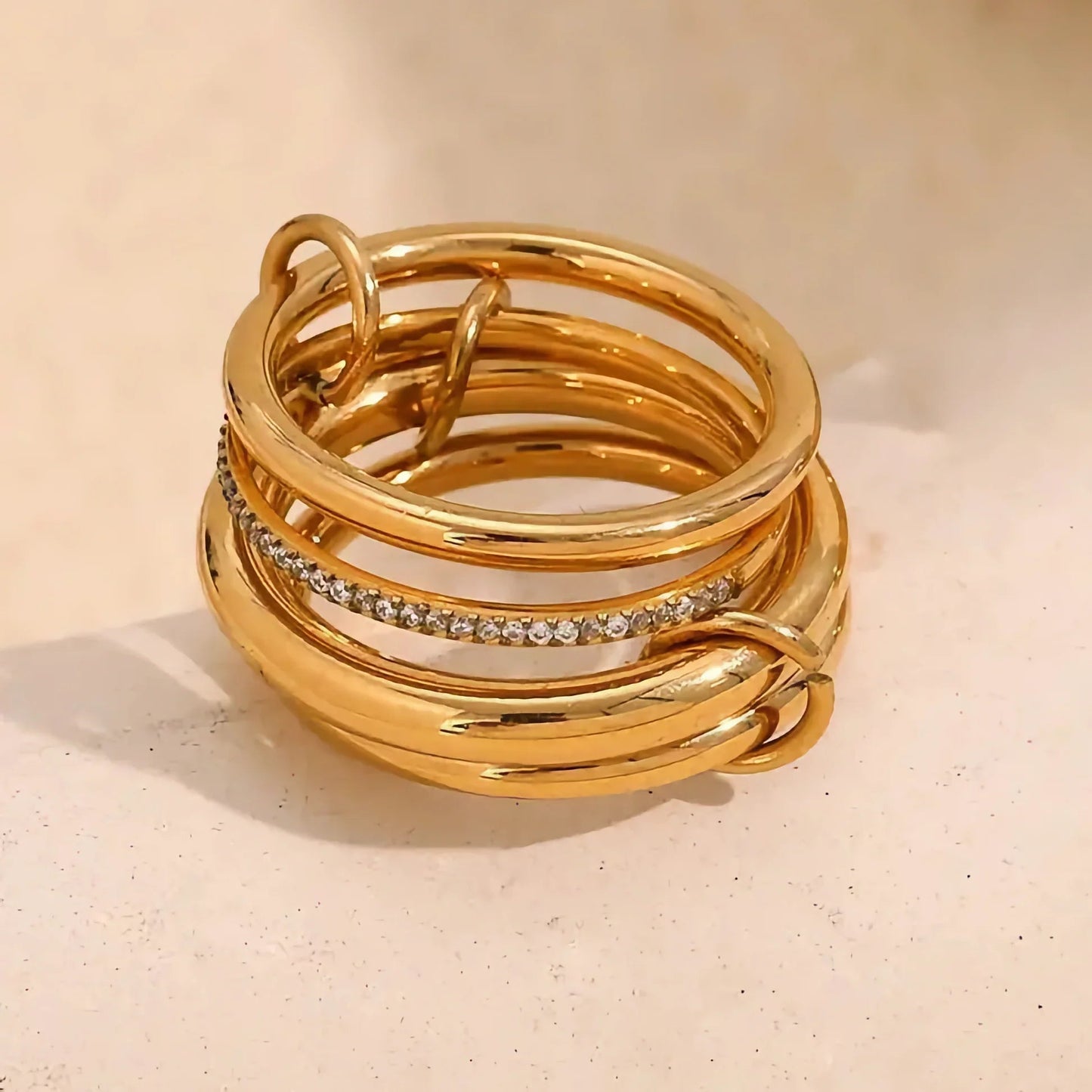 [Royal Vicky]Christabel Diamond Ring Stack