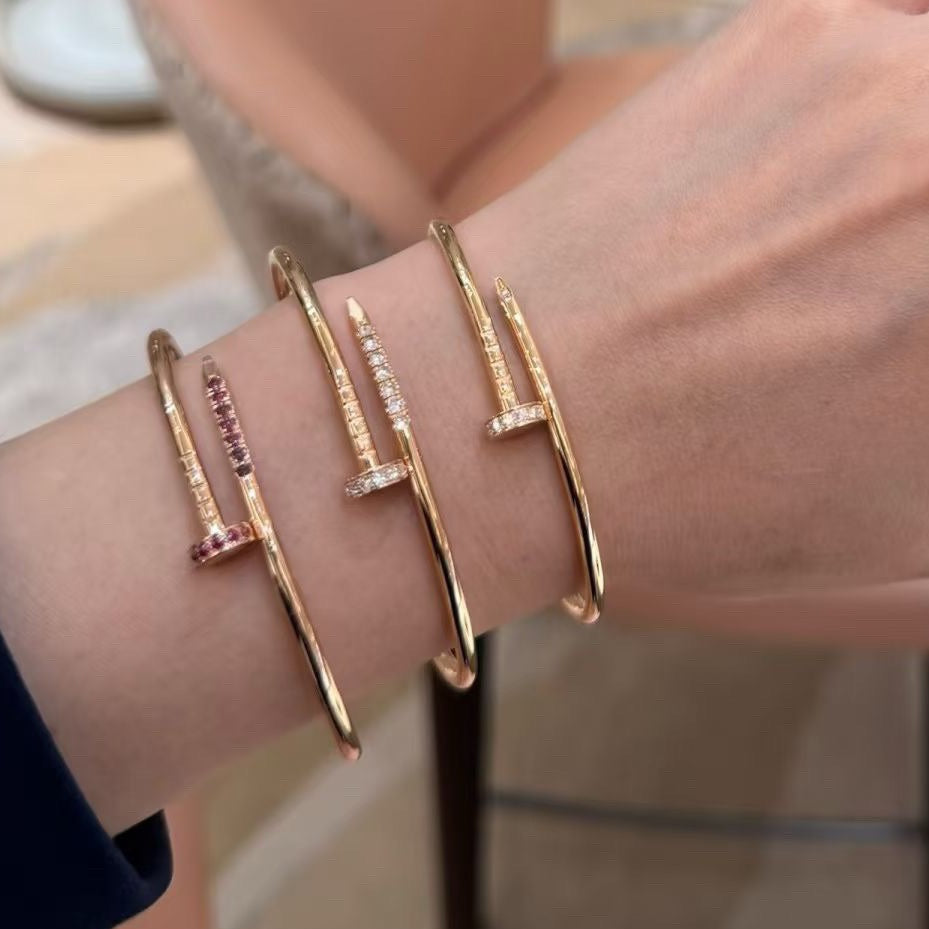 [Vicky]JUSTE BRACELET 2.5MM DIAMONDS NEW