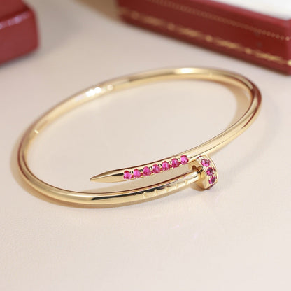 [Vicky Jewelry]JUSTE BRACELET 2.5MM DIAMONDS NEW