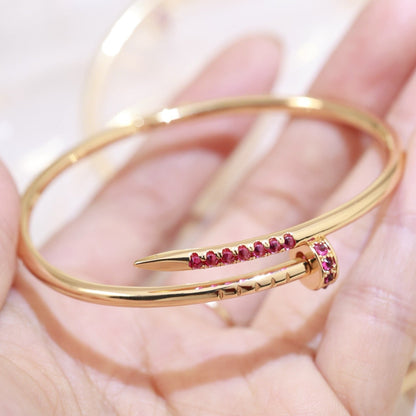 [Vicky Jewelry]JUSTE BRACELET 2.5MM DIAMONDS NEW