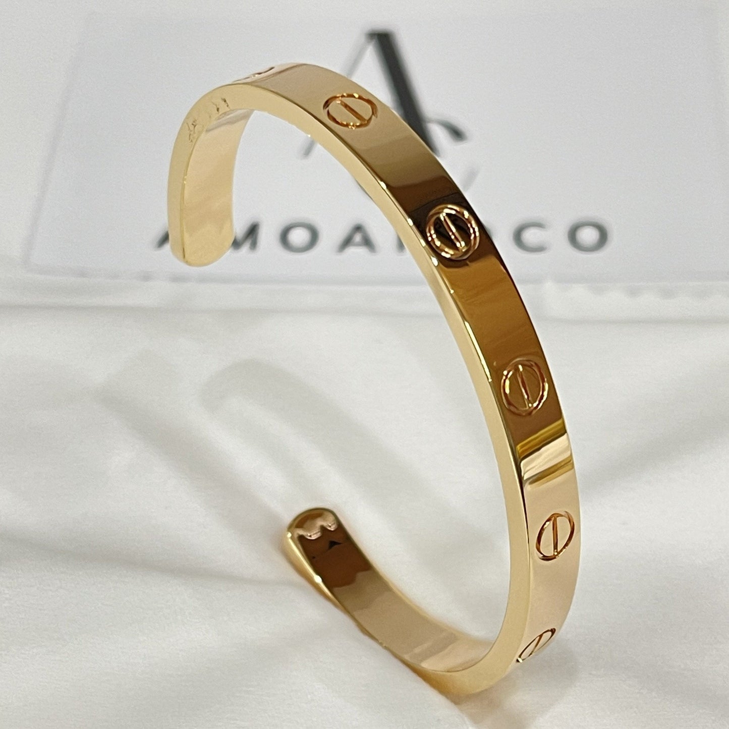 [Vicky]LOVE BRACELET 6.1MM OPEN CUFF