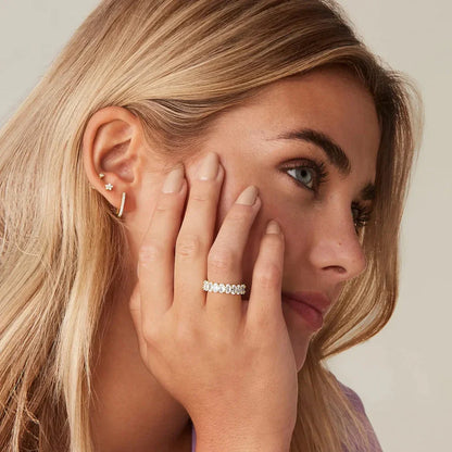 [Royal Vicky]Antoinette Diamond Simulant Gold Ring