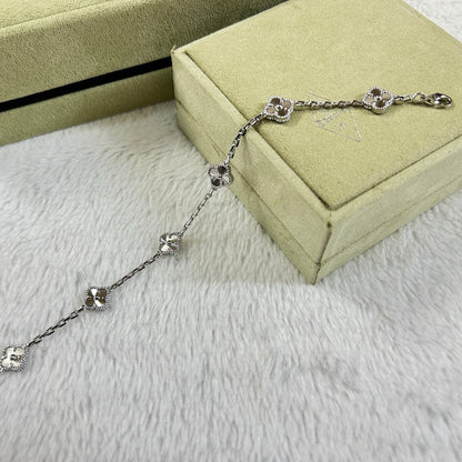 [Vicky]CLOVER 6 MOTIF DIAMOND BRACELET