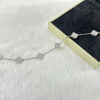 [Vicky]CLOVER 6 MOTIF DIAMOND BRACELET