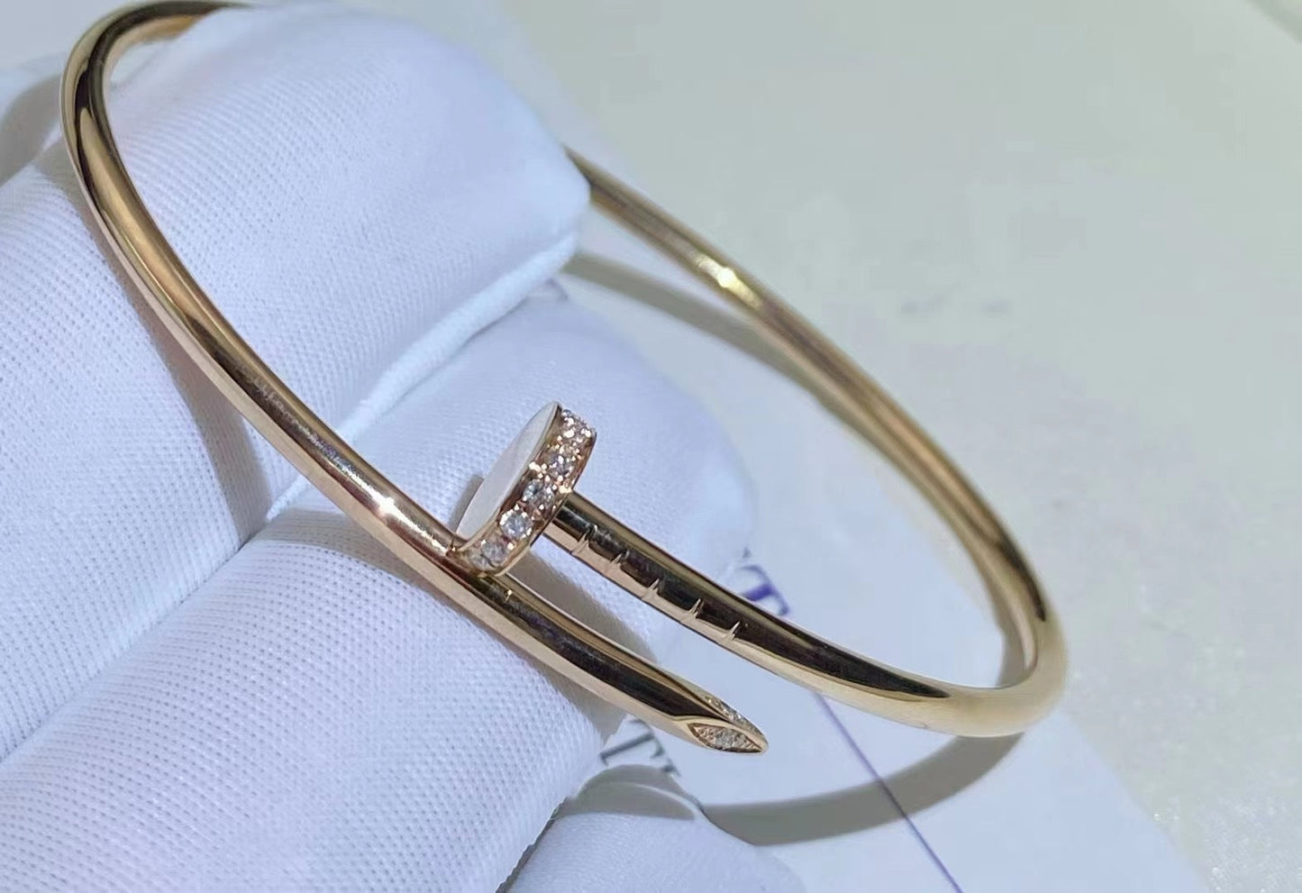 [Vicky]JUSTE BRACELET 2.5MM DIAMONDS