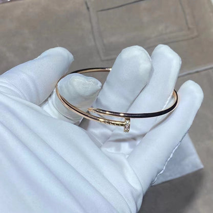 [Vicky]JUSTE BRACELET 2.5MM DIAMONDS