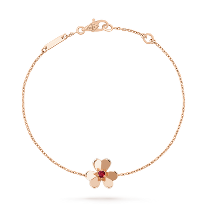 [Vicky]FRIVOLE GOLD BLUME ROSA MALACHIT ARMBAND