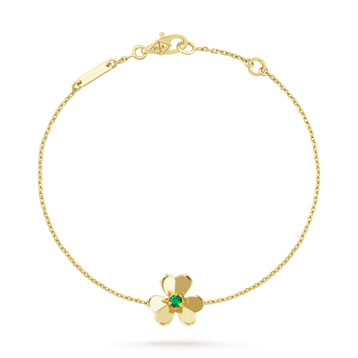 [Vicky]FRIVOLE GOLD BLUME ROSA MALACHIT ARMBAND