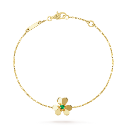 [Vicky]FRIVOLE GOLD BLUME ROSA MALACHIT ARMBAND