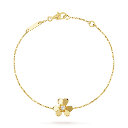 [Vicky]FRIVOLE GOLD BLUME ROSA MALACHIT ARMBAND