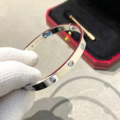 [Vicky]LOVE BRACELET 6.1MM 10 DIAMONDS