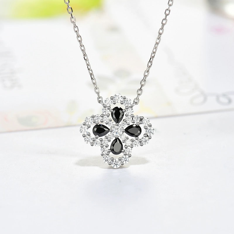 [Vicky]LOOP NECKLACE FULL MOTIF DIAMOND 16MM MULTIPLE COLORS