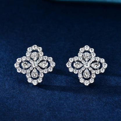 [Vicky]LOOP EARRINGS FULL MOTIF DIAMOND 16MM