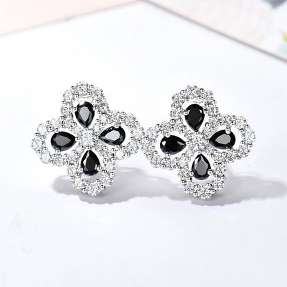 [Vicky]LOOP EARRINGS FULL MOTIF DIAMOND 16MM