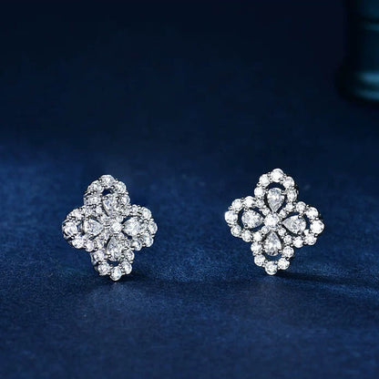 [Vicky]LOOP EARRINGS FULL MOTIF DIAMOND 16MM