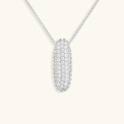 [Royal Vicky]Bubble Initial Diamond Necklace