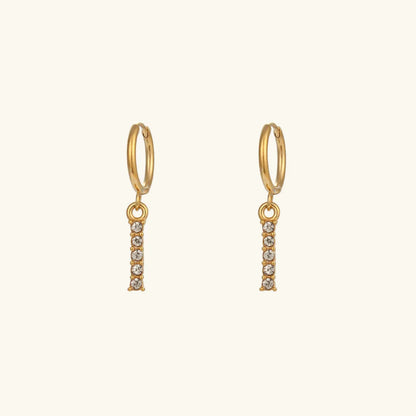 [Royal Vicky]Wilhemina Initial Letter Earrings