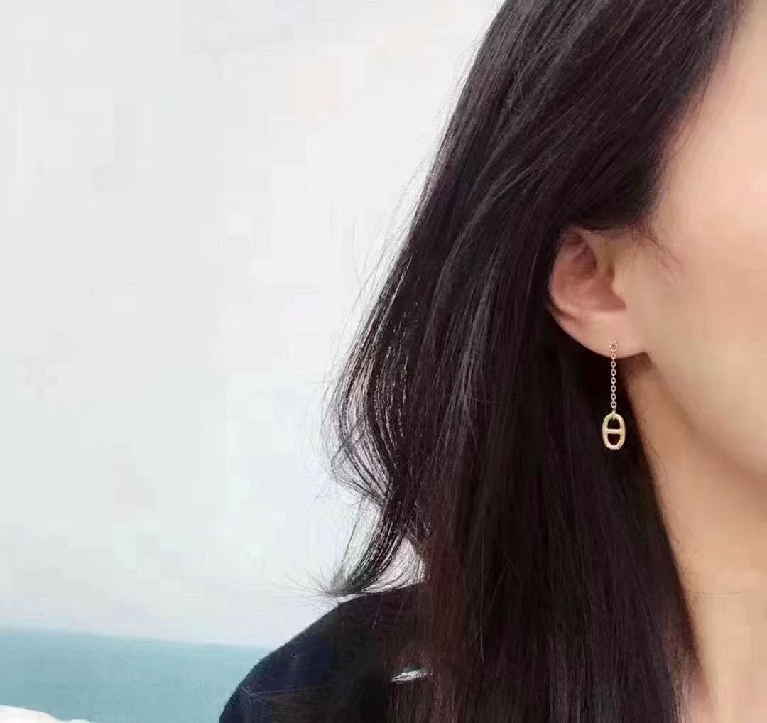 [Vicky]CHAINE TASSEL EARRINGS