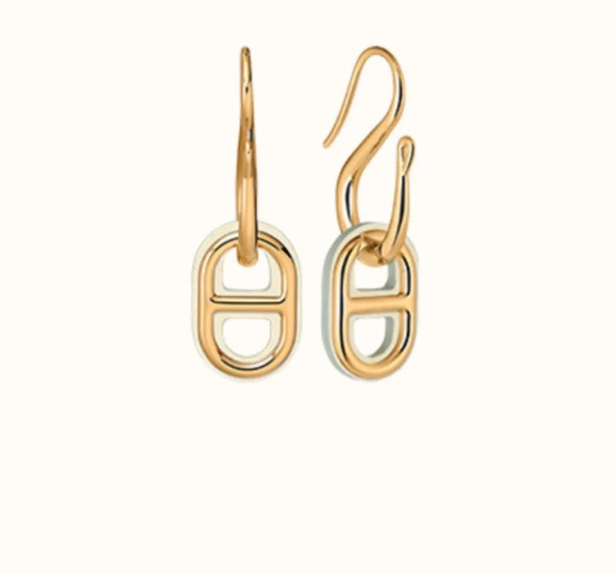 [Vicky]HM O'MAILLON GOLD EARRINGS