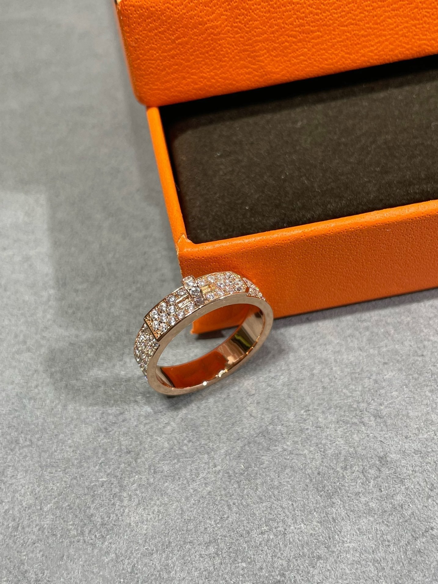 [Vicky]KELLY PINK GOLD DIAMOND RING