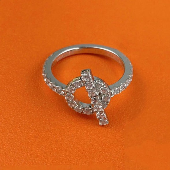 [Vicky]ECHAPPEE RING SILVER DIAMOND
