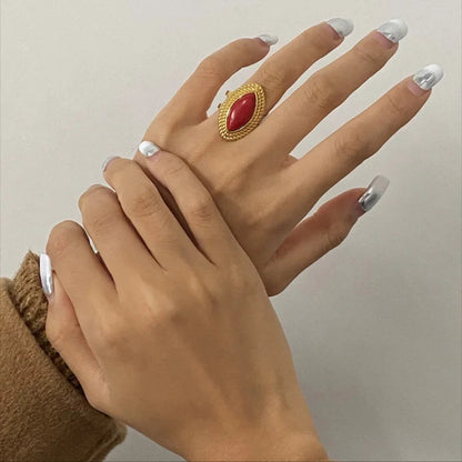 [Royal Vicky]Heidi Marquise Gold Ring
