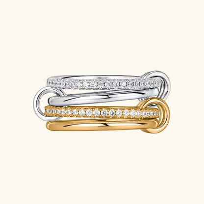 [Royal Vicky]Ivy Stacked Diamond Ring