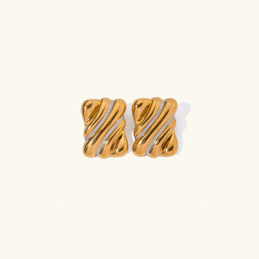 [Royal Vicky]Pippa Gold Earrings