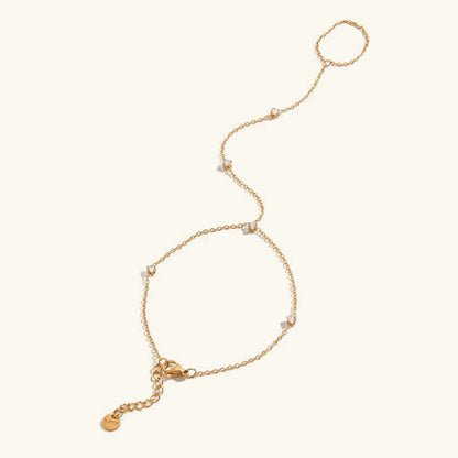 [Royal Vicky]Cressida Diamond Hand Chain