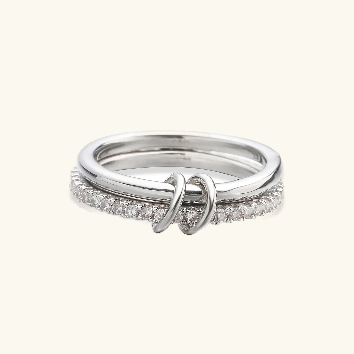 [Royal Vicky]Adela Stacked Diamond Ring