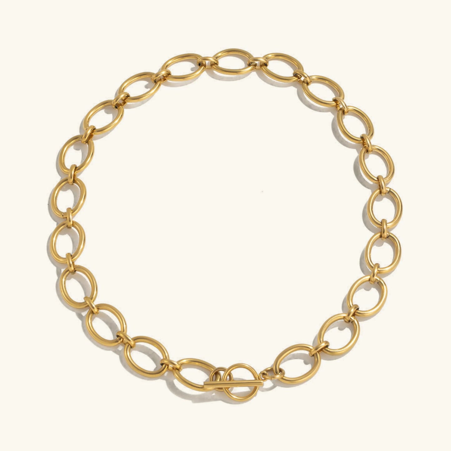 [Royal Vicky]Cielle Chunky Gold Chain Necklace