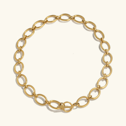 [Royal Vicky]Cielle Chunky Gold Chain Necklace