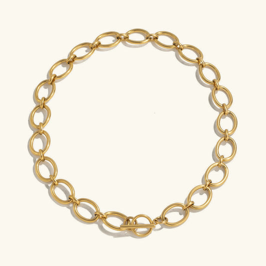 [Royal Vicky]Cielle Chunky Gold Chain Necklace
