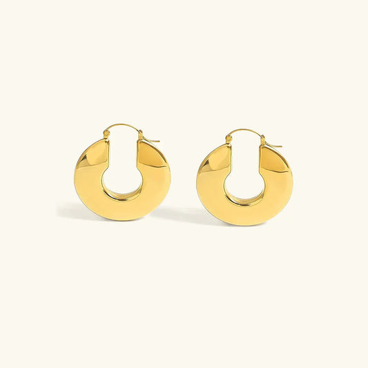 [Royal Vicky]Kayleigh Chunky Hoop Earrings