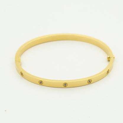 [Vicky]LOVE BRACELET 3.65MM 10 DIAMONDS