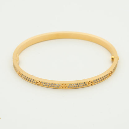 [Vicky]LOVE BRACELET 3.65MM DIAMOND-PAVED